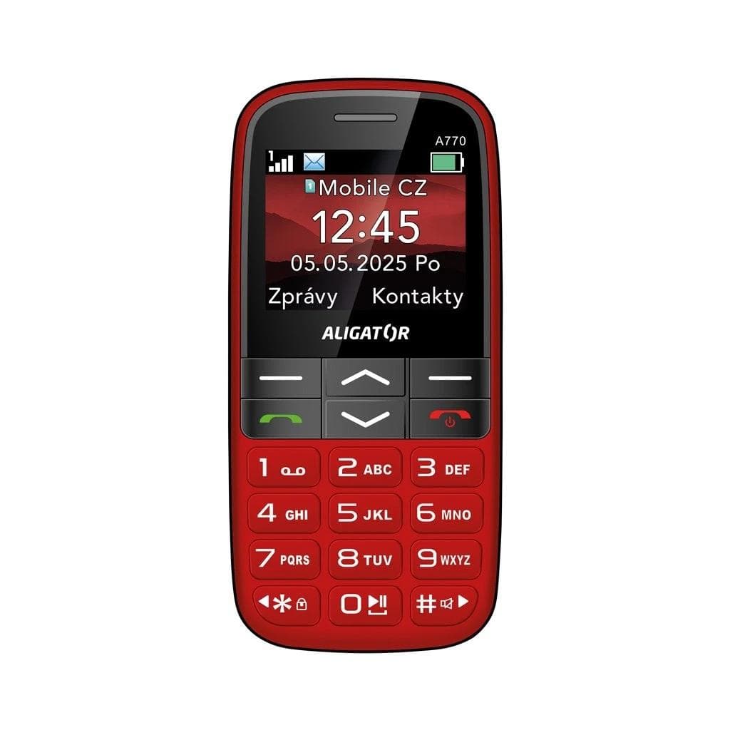 ALIGATOR A770 Senior červený + stol.nab. 1