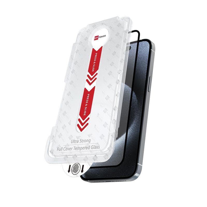 ER Ochranné sklo fullcover iPhone 16e easy install 1