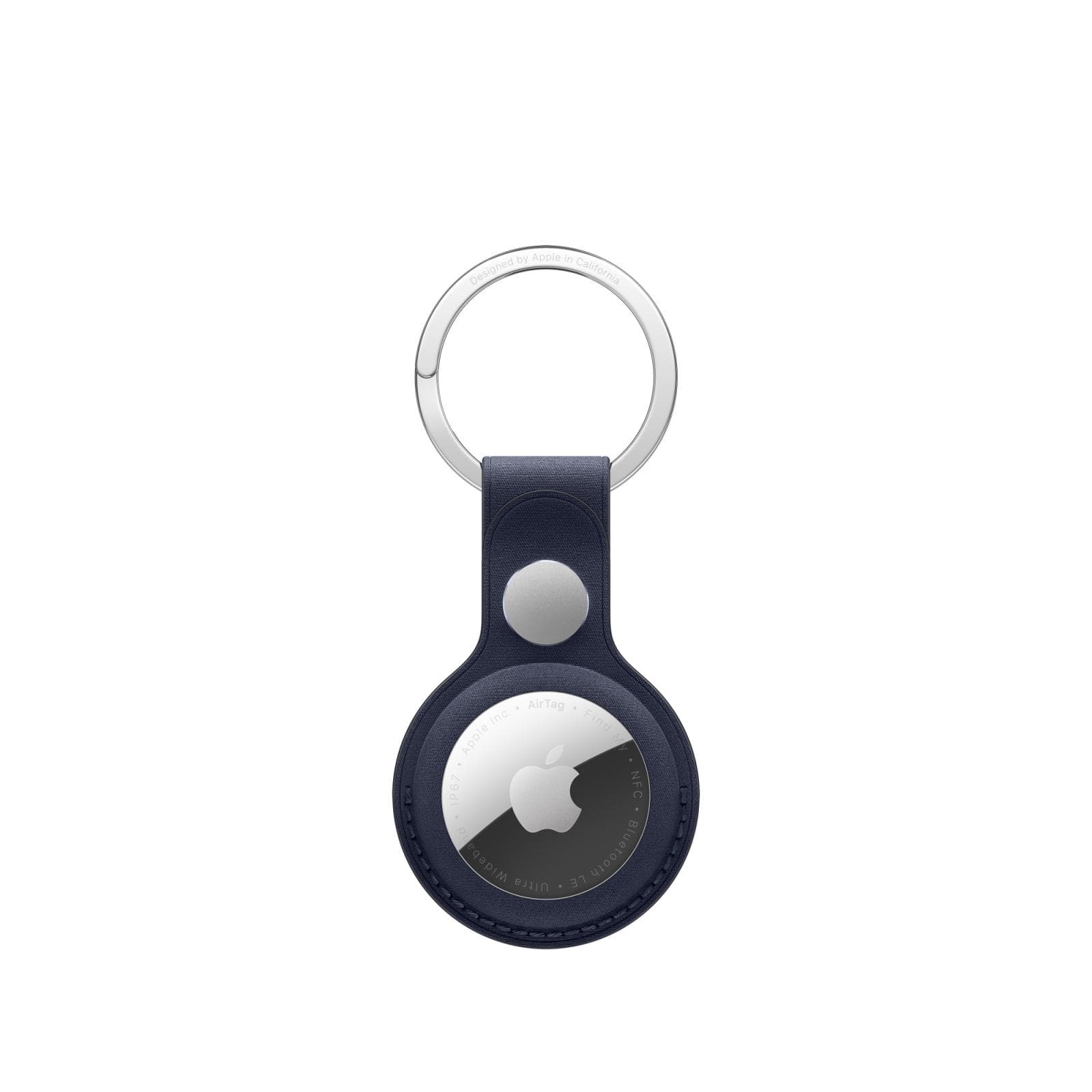 AirTag FineWoven Key Ring - Navy 1