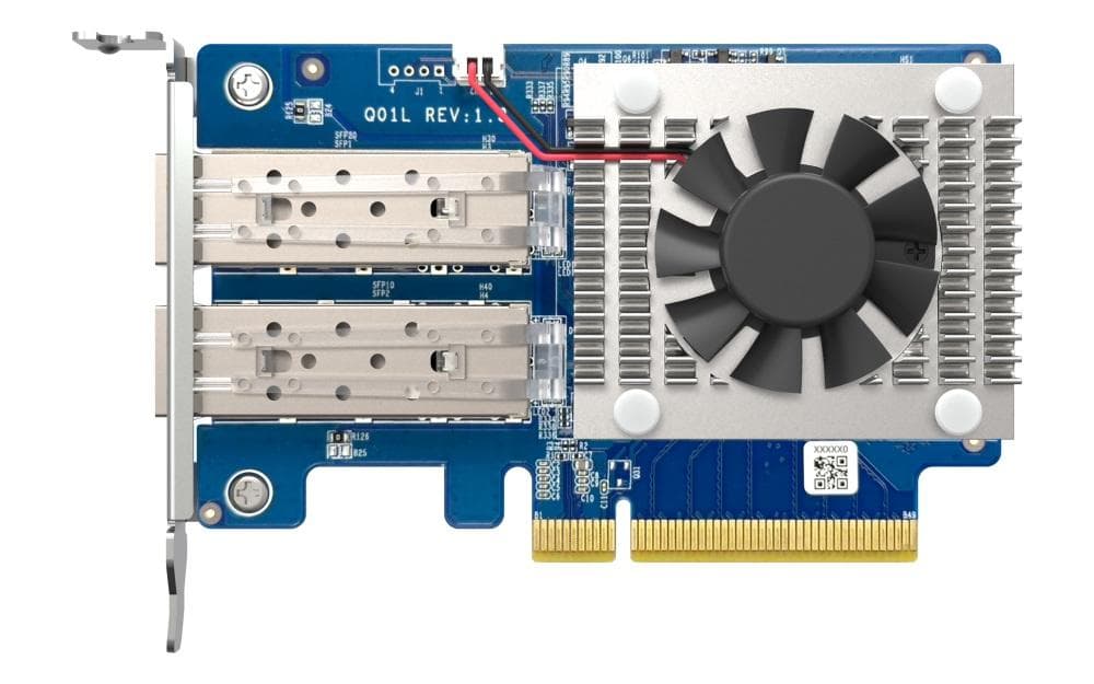 QNAP QXG-10G2SF-NXE - 2x 10GbE SFP+, low-profile, PCIe Gen3 x8 1