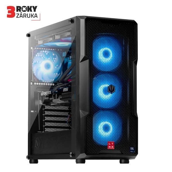LYNX Challenger Ryzen 7 7800X3D 32GB 2TB SSD NVMe RTX 5070 Ti 16G W11 Home