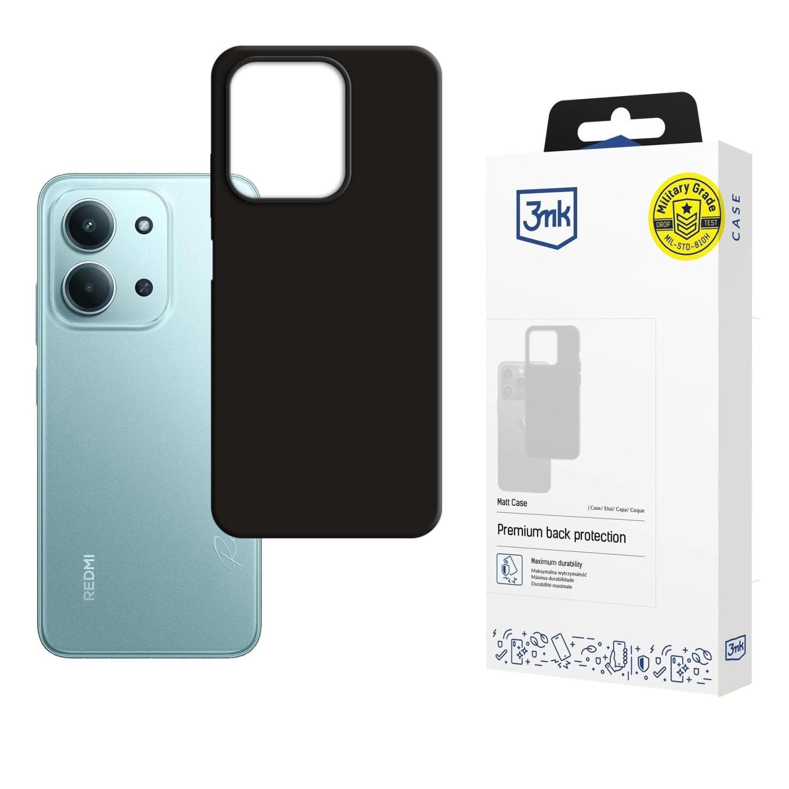 3mk ochranný kryt Matt Case pre Redmi 15C