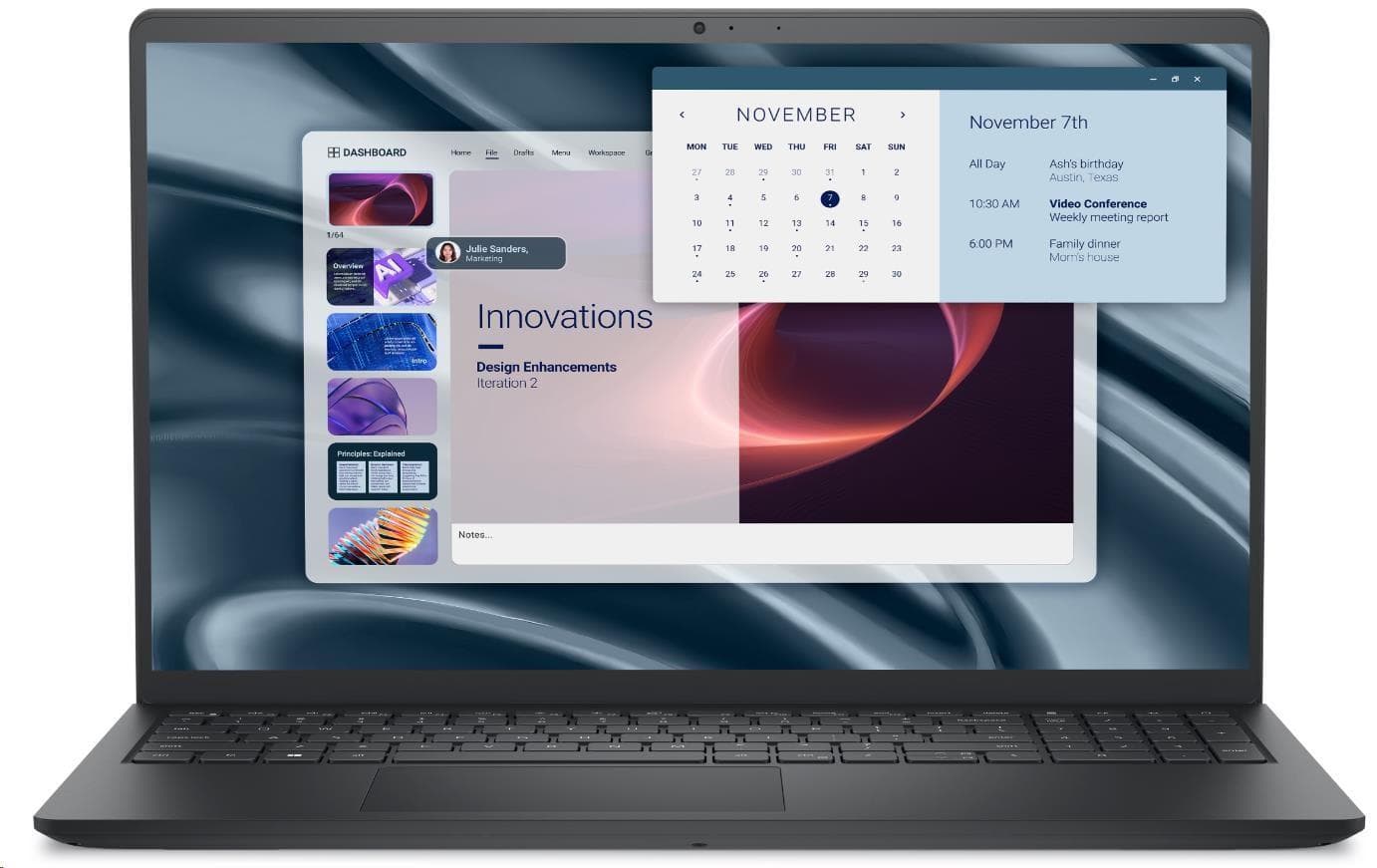 DELL NTB Pro 15 Essential PV15250/i7-1355U/16GB/512SSD/15.6" FHD/Intel UHD/65W/WLAN/Backlit Kb/W11P/3Y PS NBD