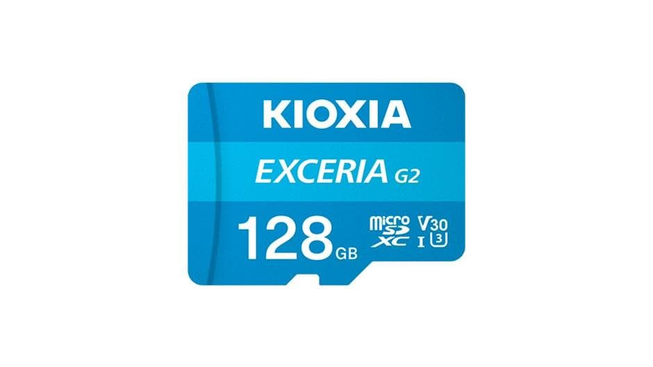 KIOXIA microSDXC Karta EXCERIA G2 128 GB, UHS-I U3 V30, s Adaptérom