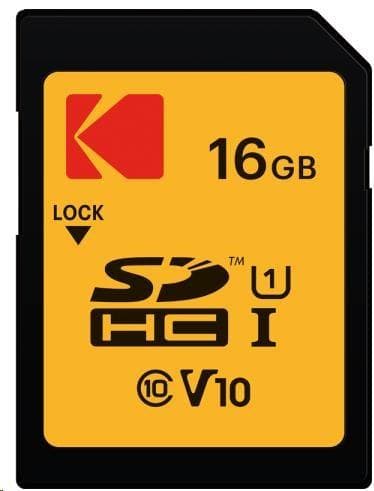 Kodak pamäťová SD karta 16GB UHS-I U1 V10 Premium 1