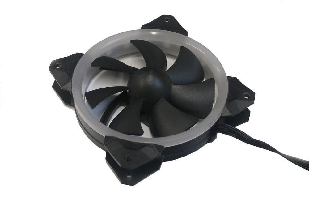 EUROCASE ventilátor RGB 120mm (Turbine blade, FullControl Led) 1