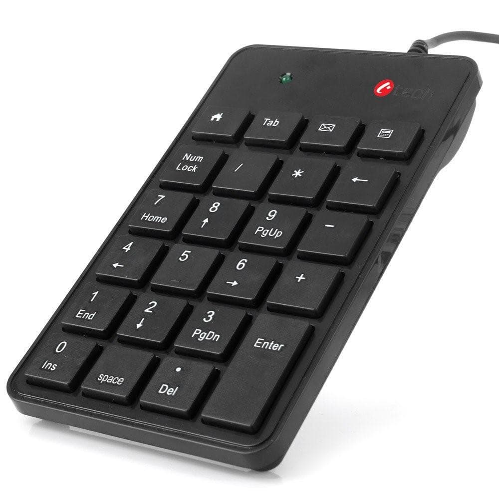 C-TECH KBN-01/Drôtová USB/UK layout/Čierna 1