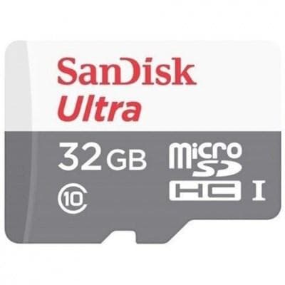 SanDisk MicroSDHC karta 32 GB Ultra (R: 100/W: 100 MB/s, UHS-I, C10) + adaptér