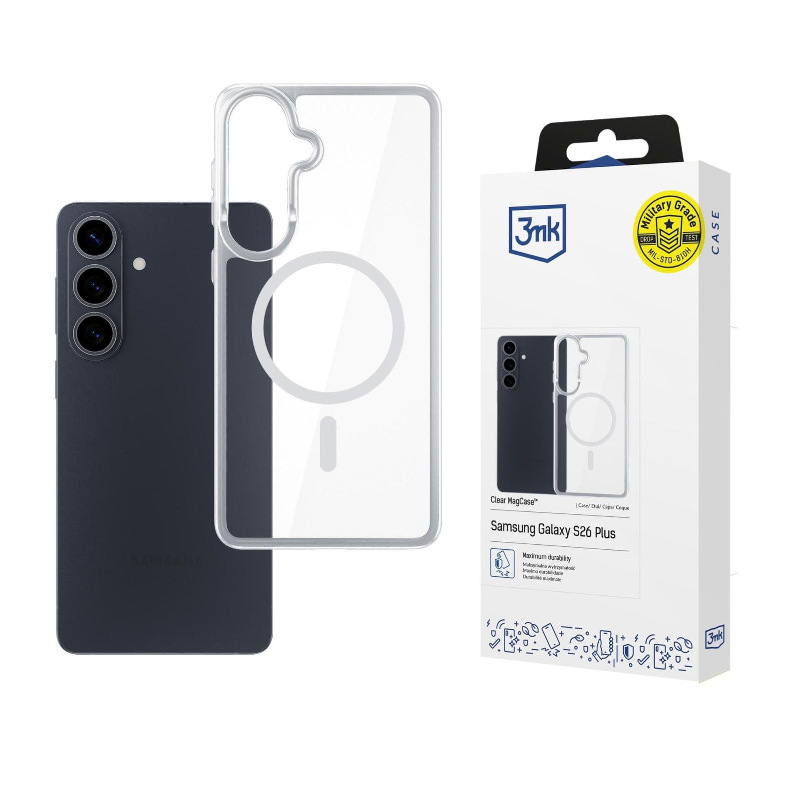3mk ochranný kryt Armor MagCase pre Samsung Galaxy S26 1