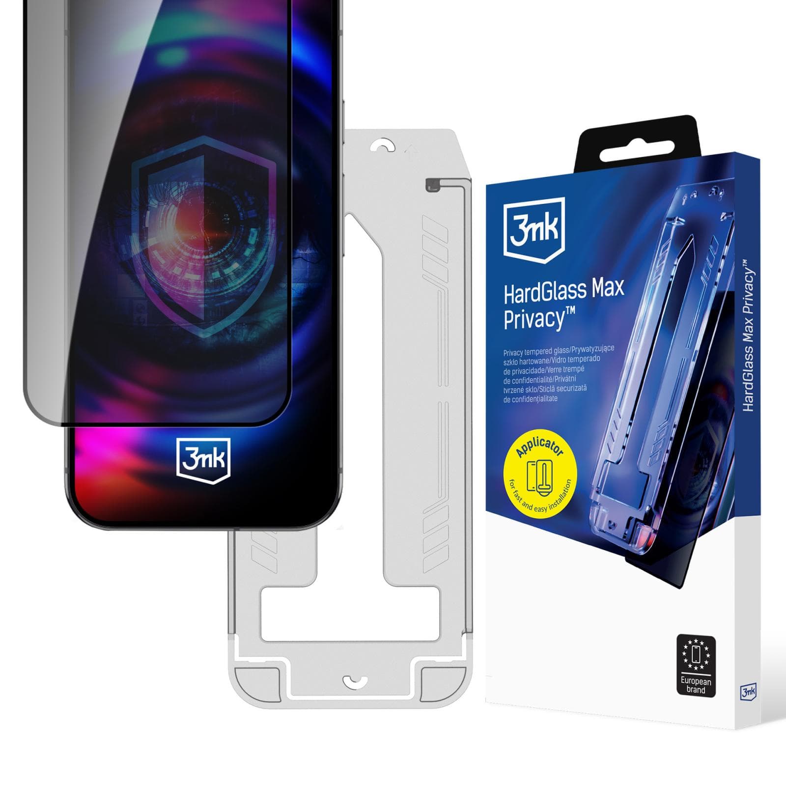 3mk tvrdené sklo Hardglass Max Privacy Framefit pre Samsung Galaxy S26+ 1