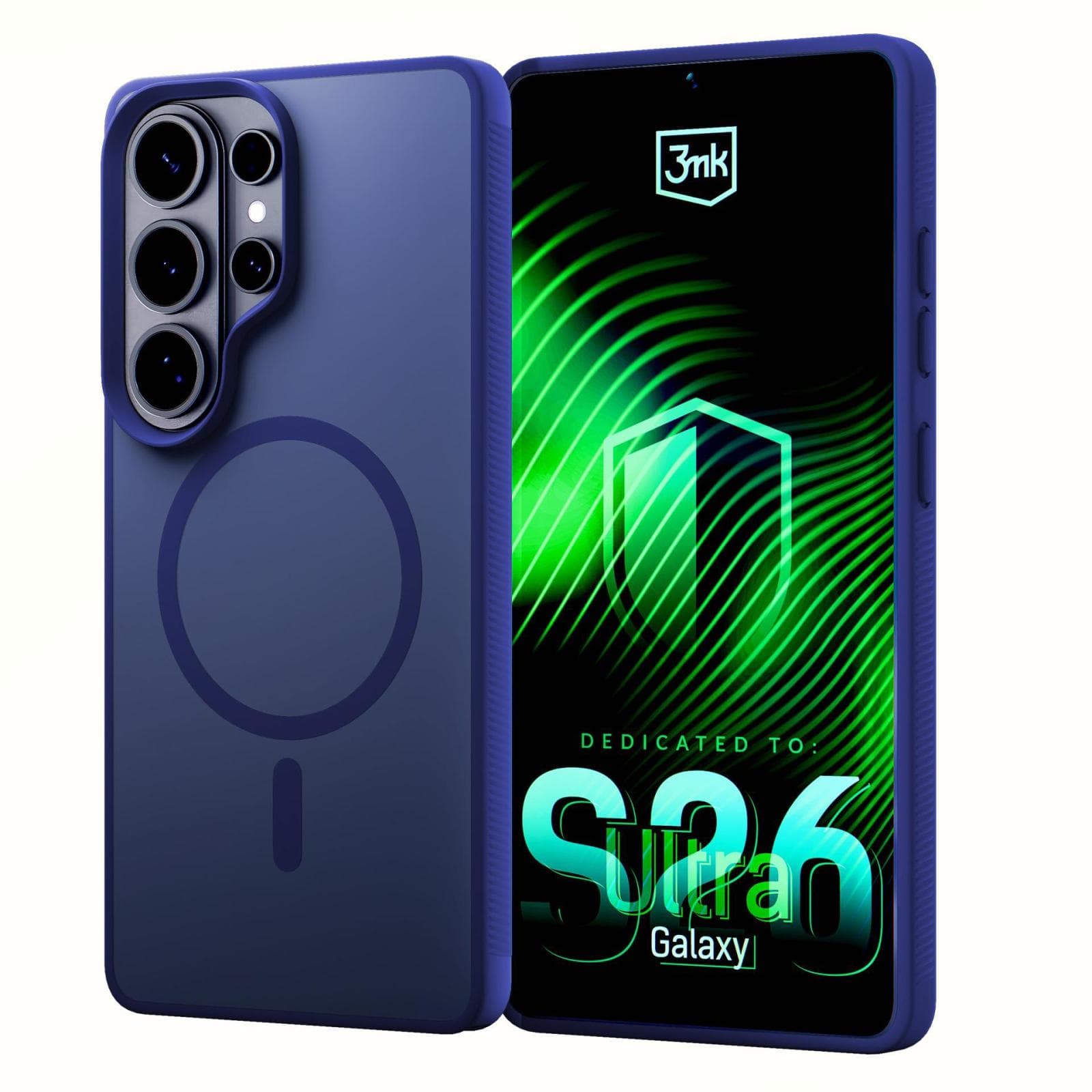 3mk ochranný kryt Smoke MagCase Blue pre Samsung Galaxy S26 Ultra 1