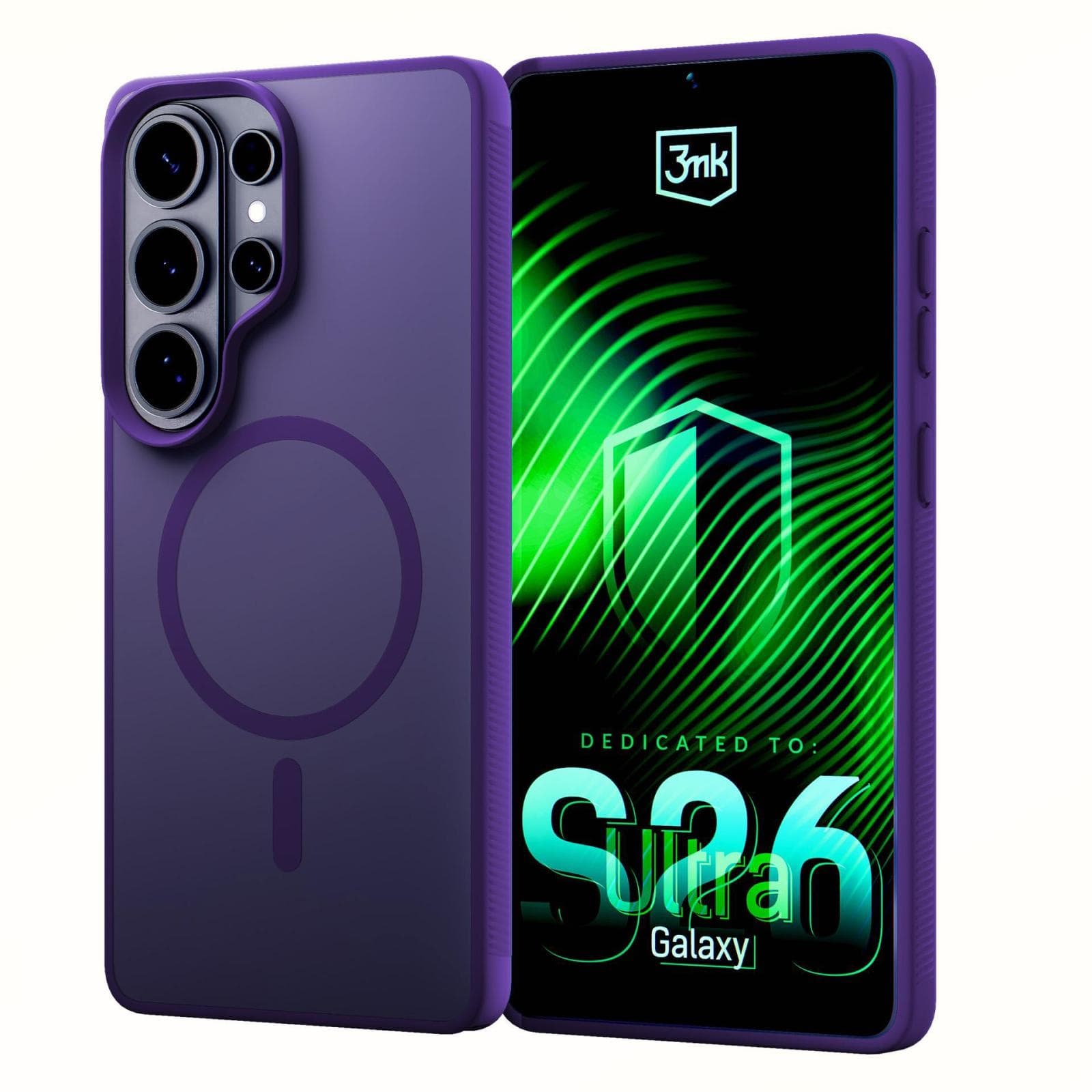 3mk ochranný kryt Smoke MagCase Purple pre Samsung Galaxy S26 Ultra
