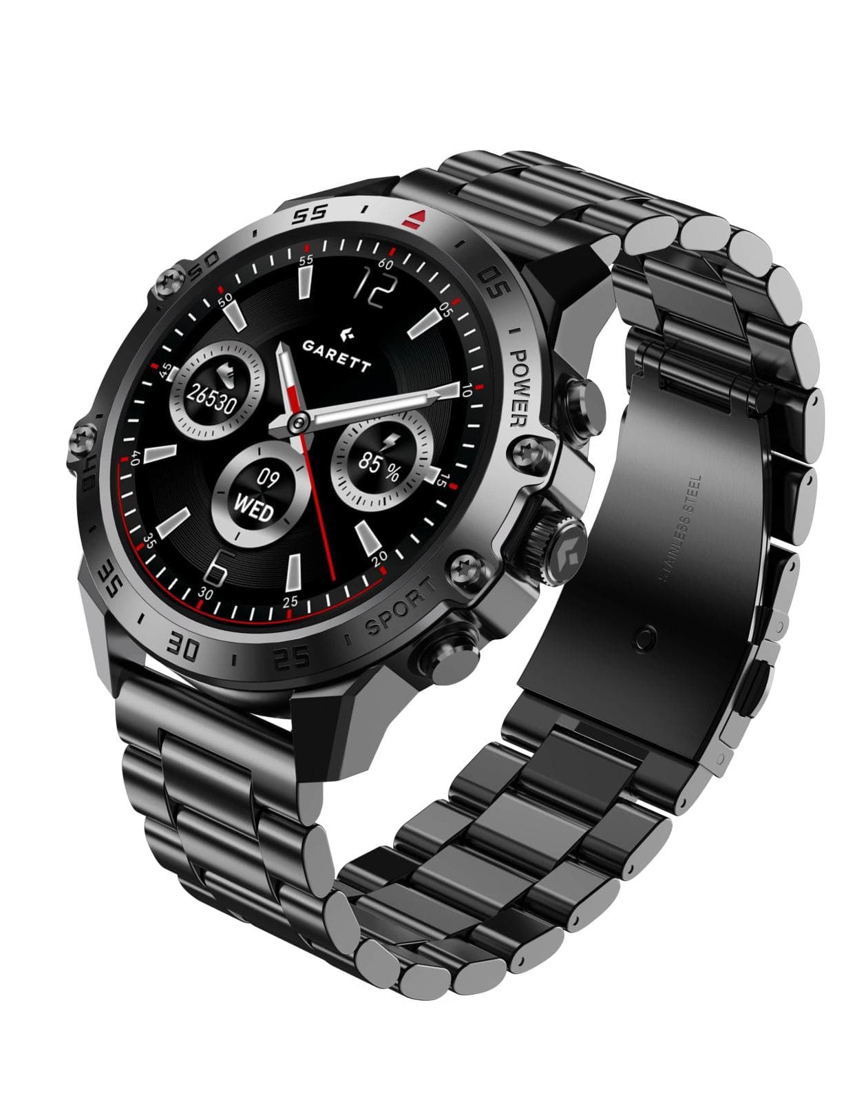 Garett Smartwatch V14 Black Steel