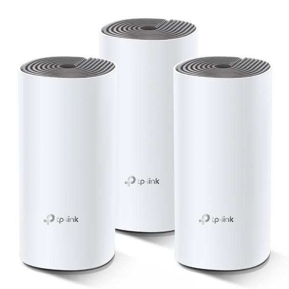 TP-Link AC1200 Whole-home Mesh WiFi System Deco E4 (3-pack), 2x10/100 RJ45 1