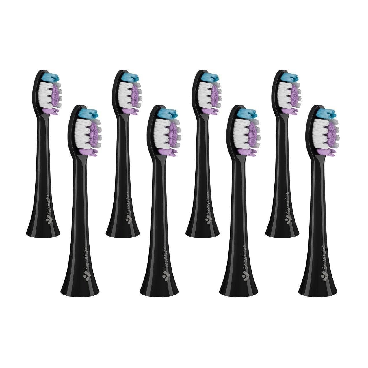 TrueLife SonicBrush Clean-series heads Sensitive black 8 pack 1