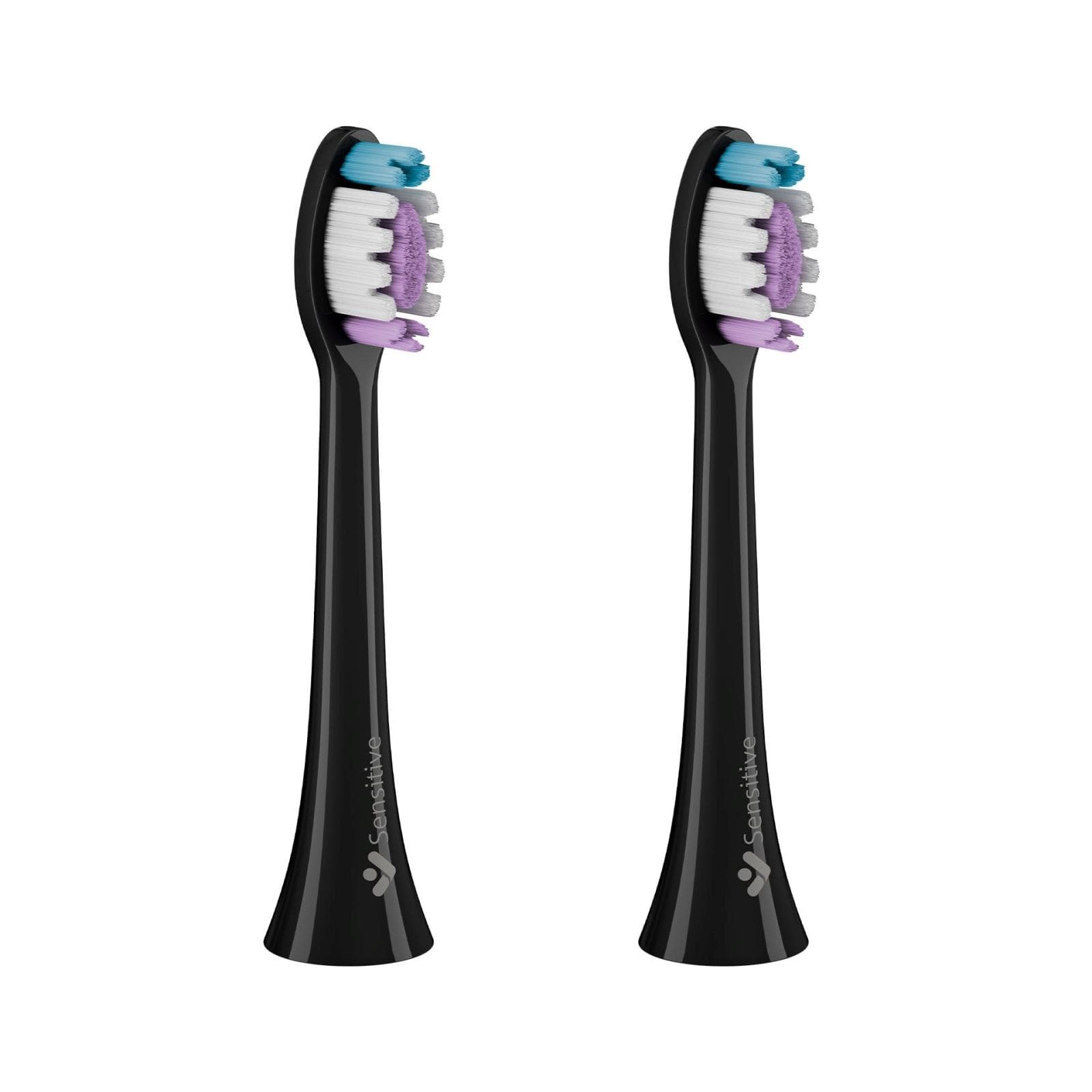 TrueLife SonicBrush Clean-series heads Sensitive black 2 pack 1
