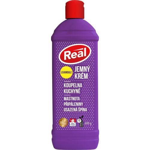 Čistiaci krém kúpeľňa kuchyne Real jemný levanduľa 600g 1