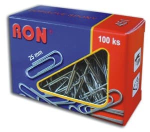 Listové spony 25mm 451 100ks Ron 1