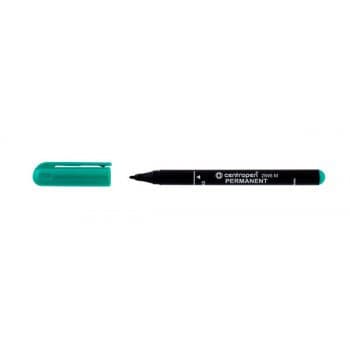 Popisovač Centropen 2846 permanent zelený valcový hrot 1mm 1