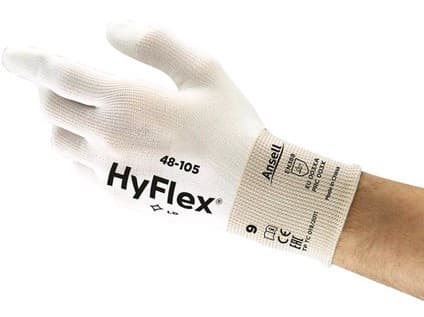 Rukavice ANSELL HYFLEX 48-105, máčané v polyuretáne, veľ. 10 1
