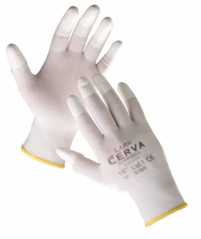 LARK rukavice nylonové PU prsty - 8 1