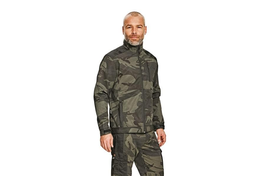 CRAMBE softsh.bunda camouflage M 1