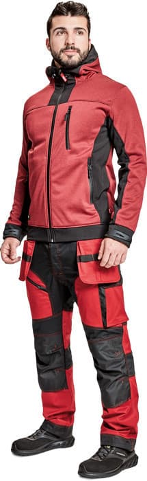 HUYER SOFTSHELL bunda červená XXL 1
