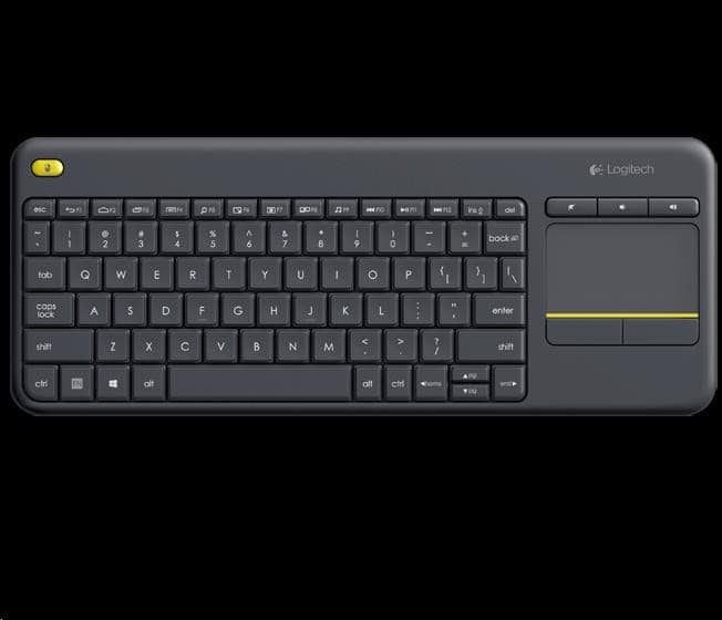 Logitech Wireless Keyboard Touch Plus K400 Plus, čierna, US 1