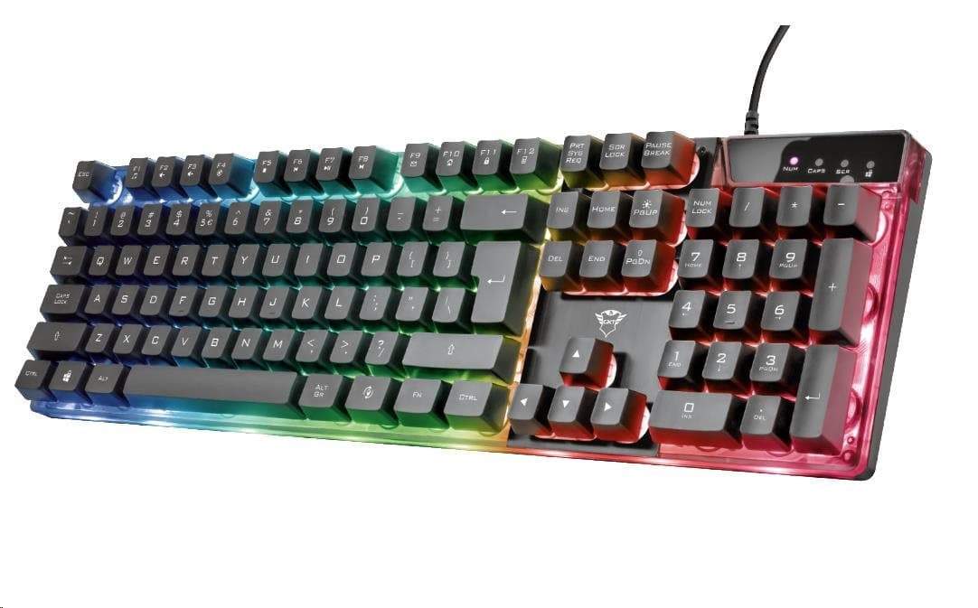 TRUST herná klávesnica GXT 835 Azor Illuminated Gaming Keyboard 1