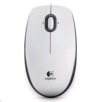 Logitech Mouse B100, white 1