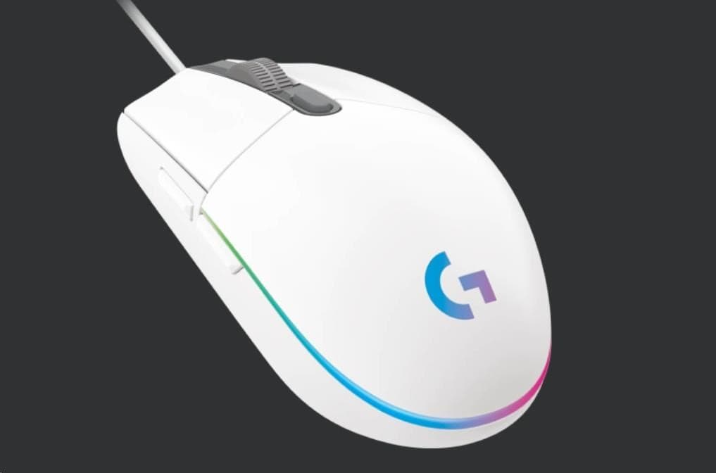 Logitech herná myš Gaming Mouse G203 LIGHTSYNC 2nd Gen, EMEA, USB, white 1