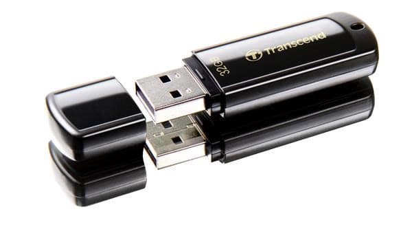 TRANSCEND Flash Disk 32GB JetFlash®350, USB 2.0 (R:16/W:6 MB/s) čierna 1