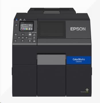 Epson ColorWorks CW-C6000Ae, cutter, disp., USB, Ethernet, black