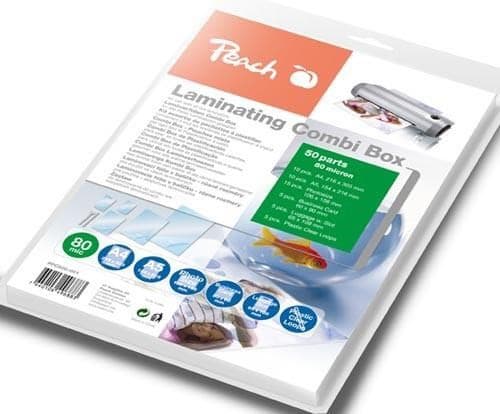 Peach Laminating Combi Box 50 1