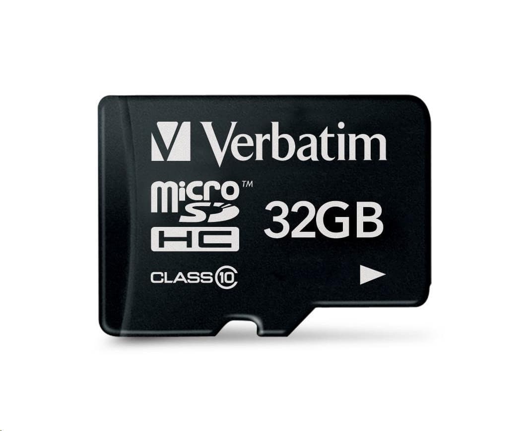 VERBATIM MicroSDHC karta 32GB Premium, U1 1