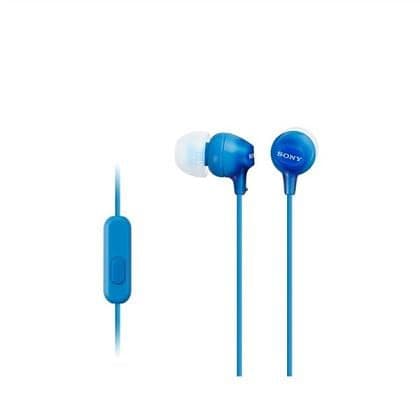SONY stereo slúchadlá MDR-EX15AP, modrá 1