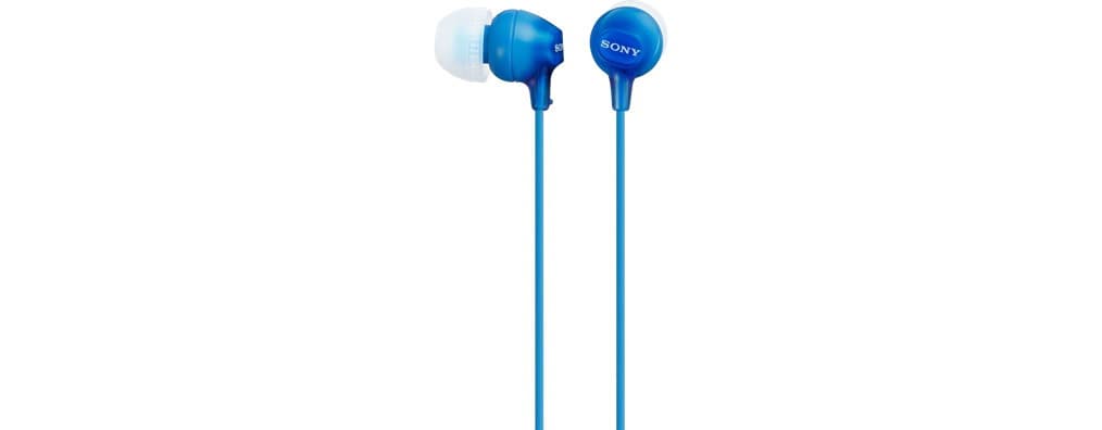 SONY stereo slúchadlá MDR-EX15LP, modrá 1