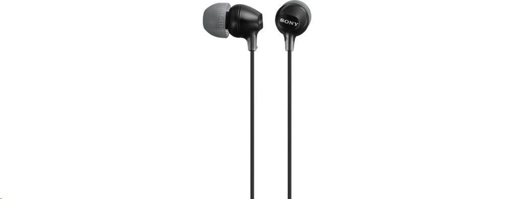 SONY stereo slúchadlá MDR-EX15LP, čierna 1