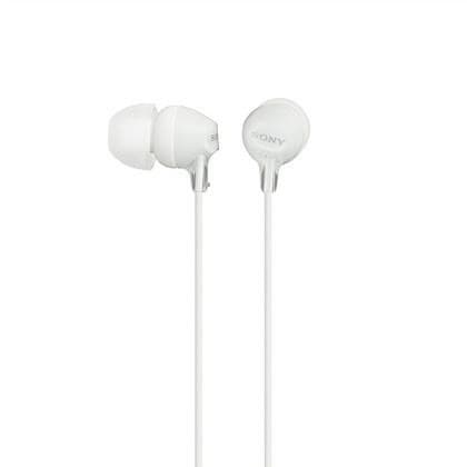 SONY stereo slúchadlá MDR-EX15LP, biela 1