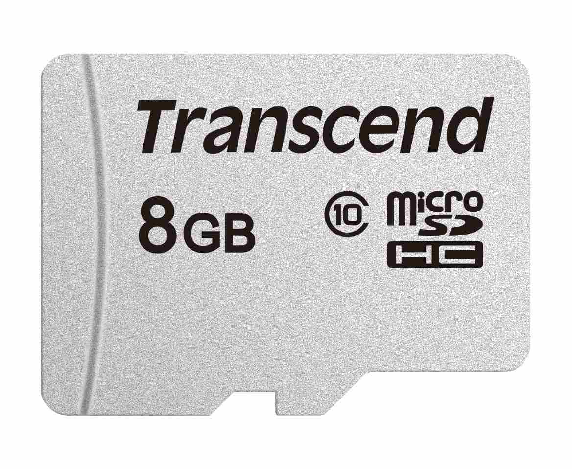 TRANSCEND MicroSDHC karta 8GB 300S, Class 10, bez adaptéra 1