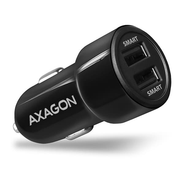 AXAGON PWC-5V5, SMART nabíjačka do auta, 2x port 5V-2.4A + 2.4A, 24W 1