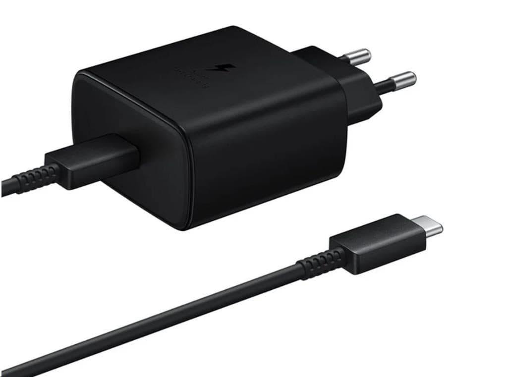 Samsung cestovná nabíjačka EP-TA845XBE, Quickcharge 45W, USB-C, čierna 1