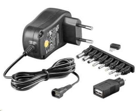 Goobay Univerzálny napájací adaptér 230V/3-12V jednosmerný 600mA 1