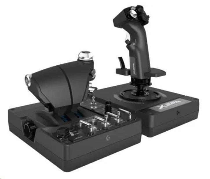 Logitech Ovládač G X56 HOTAS, pre hry vo virtuálnej realite a vesmírnej simulácie