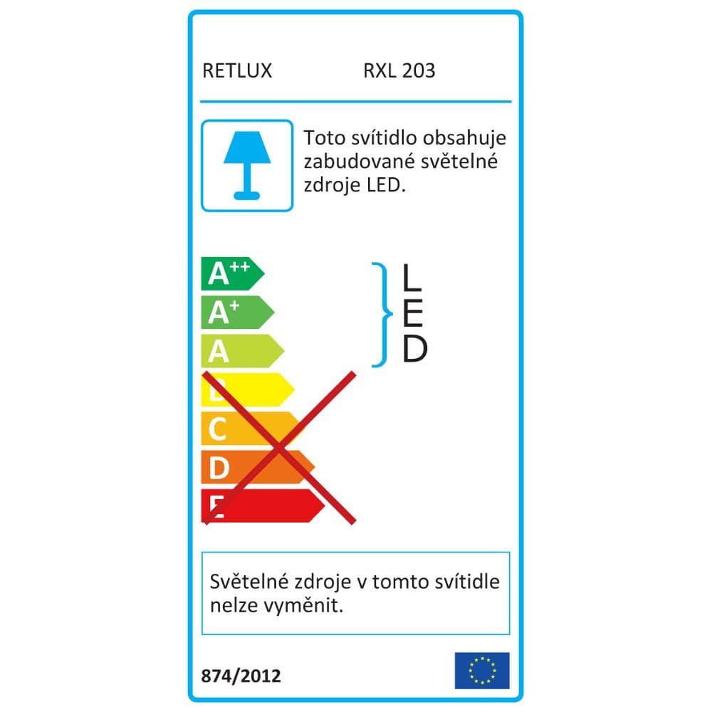 RXL 203 reťaz 50LED 5+5m MC TM RETLUX 1