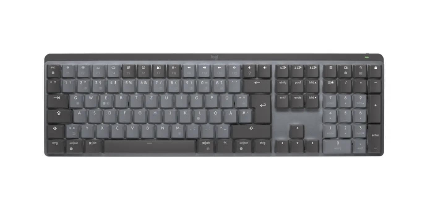 Logitech Wireless Keyboard MX Mechanical, SK, graphite