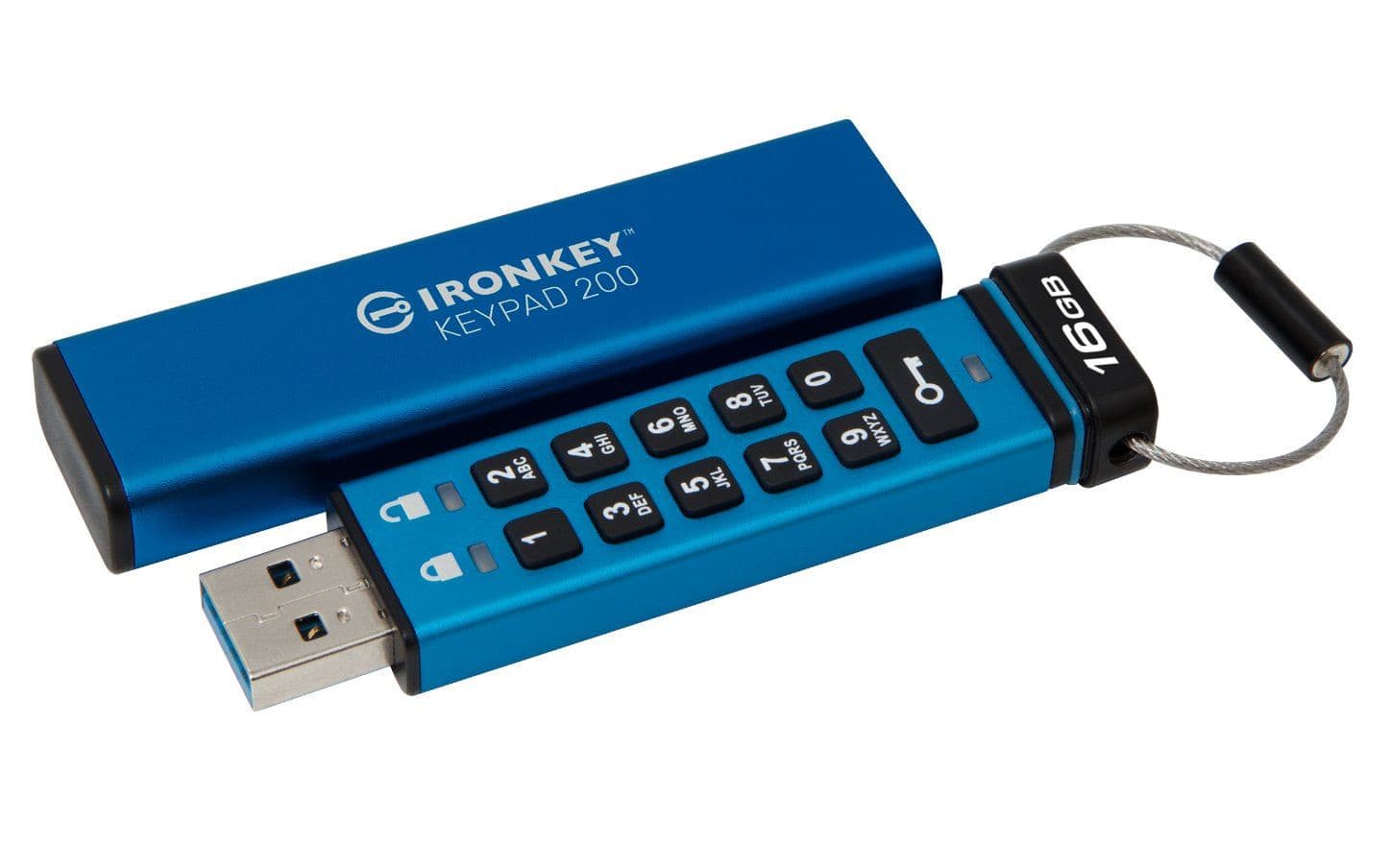 Kingston 16GB IronKey Keypad 200 encrypted USB flash drive 1