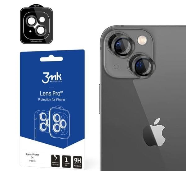 3mk Lens Protection Pro pre Apple iPhone 14, grafitová