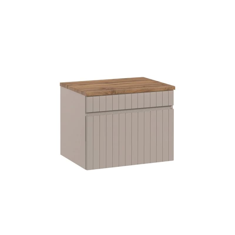 ArtCom Kúpeľňová skrinka s doskou ICONIC Cashmere D60/1 | 60 cm