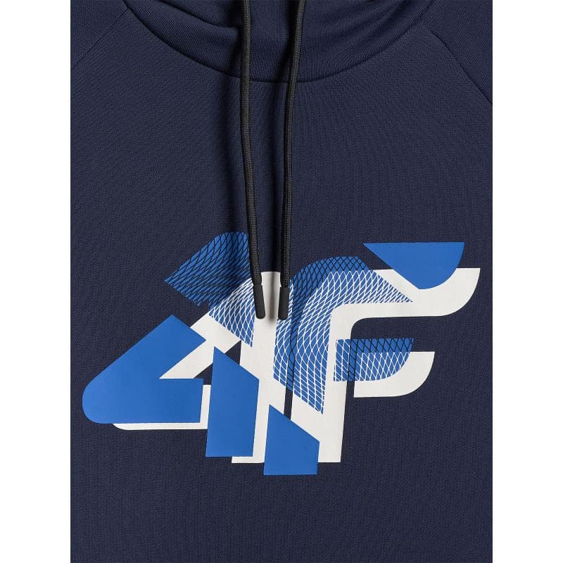 Pánska mikina s kapucňou 4F SWEATSHIRT M2241-31S-NAVY 4